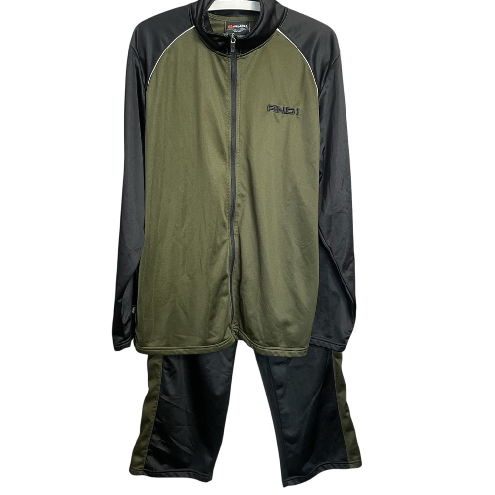 AND 1 Men’s Track suit warm up set- zip top and pants